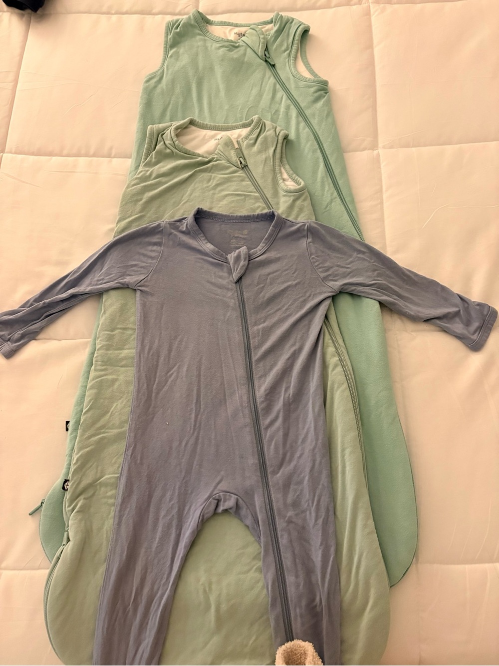 Kyte BABY Mint and Blue Sleepwear Bundle